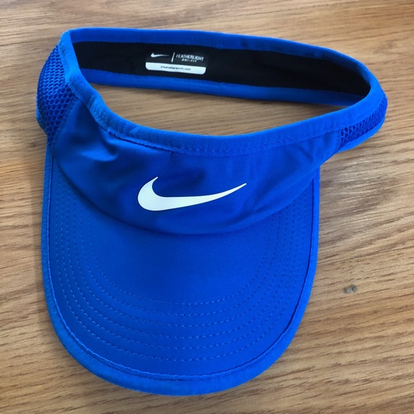 nike blue visor